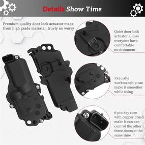 img 2 attached to 🔒 OTUAYAUTO Driver & Passenger Side Power Door Lock Actuator - Ford, Mercury, Mazda, Lincoln Replacement - OEM: 6L3Z25218A43AA, 6L3Z25218A42AA