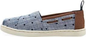 img 3 attached to Туфли TOMS Alpargata Canvas для мальчиков: стильная и удобная детская обувь