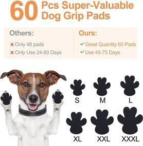 img 1 attached to 🐾 Zeaxuie 60 Pads: Full Silicone Dog Paw Protection for Slip-Free Grip on Hardwood, Tile, and Laminate Floors