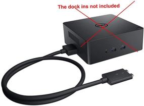 img 3 attached to ⚡ Highly Compatible Thunderbolt 3 Cable for Dell Precision Dual USB-C Thunderbolt Dock TB18DC - Model 05WKM3