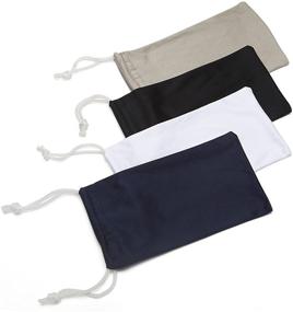 img 4 attached to 🕶️ Soft Microfiber Pouch for Glasses and Sunglasses