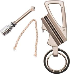 img 2 attached to Metal Keychain Survival Fire Starter Lighter: Waterproof Striker Stick Kit with Permanent Match Bottle Opener - Reusable Emergency Tool