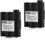 ebl batt5r avp7 rechargeable battery for walkie talkies - compatible with gxt1000, gxt1050, gxt850, and more - 2 pack logo