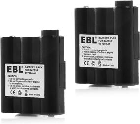 img 2 attached to EBL BATT5R AVP7 Rechargeable Battery for Walkie Talkies - Compatible with GXT1000, GXT1050, GXT850, and More - 2 Pack