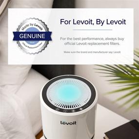 img 2 attached to 🌬️ LEVOIT LV-H132-RF Air Purifier Replacement Combo Pack - 2 Pack, Black with 3-in-1 Nylon Pre-Filter, True HEPA Filter, and High-Efficiency Activated Carbon Filter