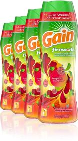 img 4 attached to Fireworks In-wash Scent Booster Beads, Tropical Sunrise, 10 oz, Pack of 4