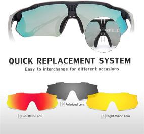 img 2 attached to UKNOW Polarized Sunglasses Protection Cycling Sports & Fitness and Cycling