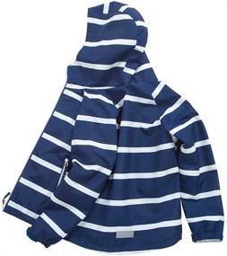 img 1 attached to Stay Stylish and Protected with Girls Windbreaker Fleece Waterproof Jacket in Boys' Clothing