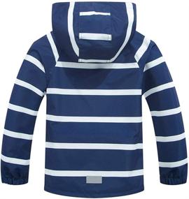 img 3 attached to Stay Stylish and Protected with Girls Windbreaker Fleece Waterproof Jacket in Boys' Clothing