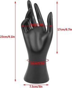 img 3 attached to Female Mannequin Hand Jewelry Display Stand for Bracelet, Necklace, and Ring