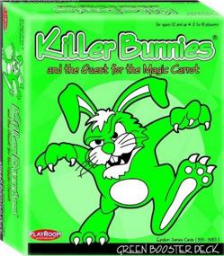 img 1 attached to Killer Bunnies Green Booster - Playroom Entertainment PRE44100 PLE44100