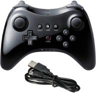 🎮 wii u pro console wireless controller (2 pack, black) logo