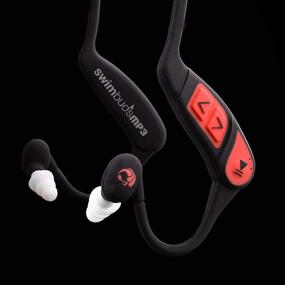 img 1 attached to 🏊 Улучшите свой опыт плавания: Знакомтесь с носимым аудиоплеером Swimbuds MP3 - совместимым с iTunes (Apple Music исключен)