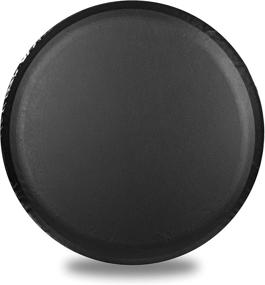 img 4 attached to Universal Fit Spare Tire Cover for Jeep, Trailer, RV, SUV, Truck – MOONET 27-30 inch Thickened Leather Tire Wheel Soft Cover (Fits Entire Wheel Size 27-30 inch)