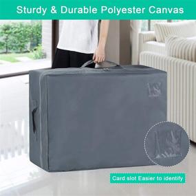 img 1 attached to Convenient and Durable Carry Case for 4 inch Twin Tri-Fold Mattress: Foldable Memory Foam Case with 3 Handles (Does Not Fit 6 inch)