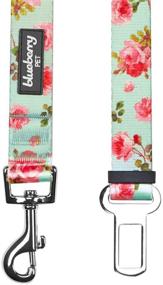 img 2 attached to 🌸 Stylish Spring-inspired Floral Rose Print Dog Seat Belts by Blueberry Pet - 8 Patterns with a Refreshing Scent