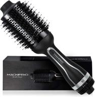 magnifeko hair dryer brush & volumizer - professional hairdryer blow dryer and styler hot air brush for optimal results logo