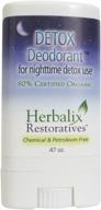 revitalize your body: herbalix restoratives nighttime detox cleansing deodorant, effective .47 ounce solution logo