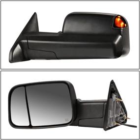 img 3 attached to 🚗 DNA Motoring TWM-013-T888-BK-SM-L - Дымчатое левое / водительское зеркало с подогревом и светодиодами [Подходит для Dodge RAM 09-16]