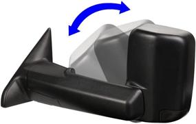 img 2 attached to 🚗 DNA Motoring TWM-013-T888-BK-SM-L - Дымчатое левое / водительское зеркало с подогревом и светодиодами [Подходит для Dodge RAM 09-16]