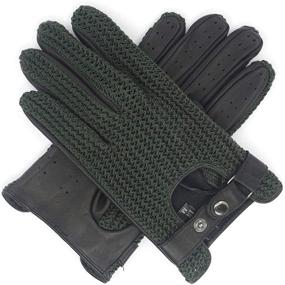 img 3 attached to Harssidanzar Crochet Stringback Touchscreen GM030 Men's Accessories in Gloves & Mittens
