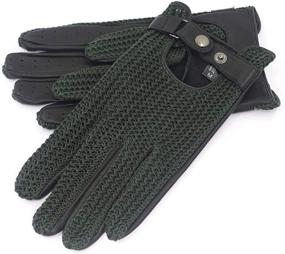 img 1 attached to Harssidanzar Crochet Stringback Touchscreen GM030 Men's Accessories in Gloves & Mittens