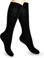 sockslane cotton compression support knee high logo