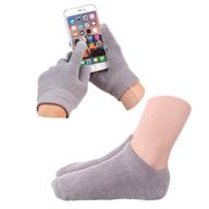 🧤 moisturizing gloves and socks for dry hands and feet - ideal for cracked heels, calluses, cuticles, rough skin, and boosting the effectiveness of your preferred lotions and creams logo