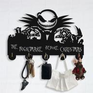 nightmare hooks jack skellington wall、entryway kitchen 11 8×7 8inch、 storage & organization logo