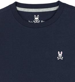 img 1 attached to 🐰 Psycho Bunny Boy's Crew Neck Tee Navy 5-6 Little Kids - Improved SEO