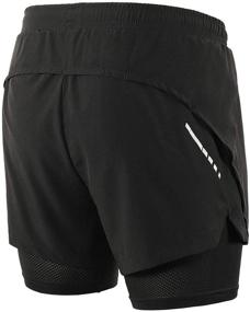 img 1 attached to ARSUXEO Running Shorts Breathable Zipper Men's Clothing and Active