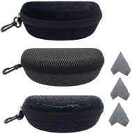 👓 portable travel eyeglasses cleaning kit: must-have men's accessory for sunglasses & eyewear care logo
