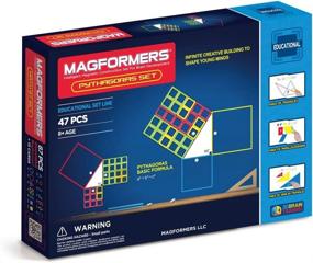 img 4 attached to 🔬 Усилите учебный процесс с Magformers Пифагор: Магнитный образовательный конструктор