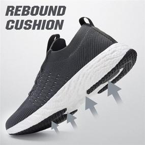 img 1 attached to SCICNCN Lightweight Breathable Sneakers Athletic Men's Shoes