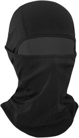 img 4 attached to 🔥 Summer Hot Weather Cycling Motorcycle Balaclava Face Mask in Black - Make Your Choice!