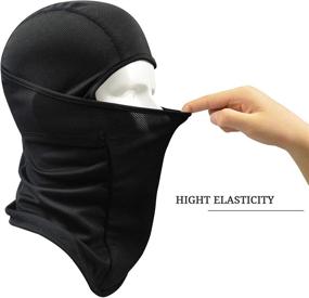 img 3 attached to 🔥 Summer Hot Weather Cycling Motorcycle Balaclava Face Mask in Black - Make Your Choice!