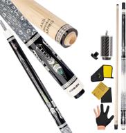 🎱 premium konllen pool cue stick: low deflection billiard cue with canadian selected technology maple shaft, tiger tip, xtc high-end ferrule, radial loc-wood pin joint, 58'' length логотип