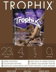 img 1 attached to Deliciously Rich Chocolate Supreme Trophix Protein Powder - 5lb Bulk Size