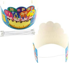 img 3 attached to Kids Birthday Crowns Party Supplies Pack of 30 - Ideal for Family, Classroom, School, VBS Celebrations