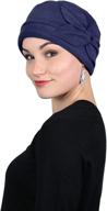 🦋 fleece beanie cloche: stylish women's hat for cancer headwear, chemo, and winter head coverings with butterfly design логотип