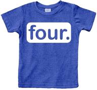 4th birthday shirt for boys - gifts for 4 year olds - toddler tshirt - fourth 4th logo