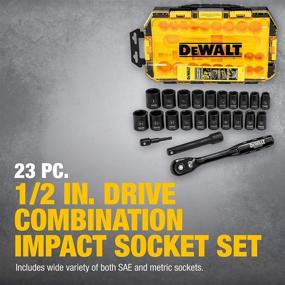 img 1 attached to 🔧 Прочный набор головок DEWALT Impact 23-Piece DWMT74739 для оптимальной производительности