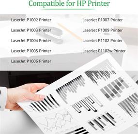 img 3 attached to 🖨️ Greencycle 2 PK CB435A 35A Compatible Laser Toner Cartridges, Black, Replacement for HP Laserjet P1005 P1006 P1009 Printer