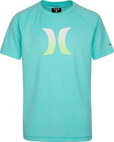 img 3 attached to 👕 Stay Protected in Style with Hurley Boys Guard Shirt - Green Swimwear for Boys