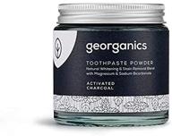 🦷 georganics natural toothpowder: advanced whitening & stain removal with magnesium & sodium bicarbonate logo