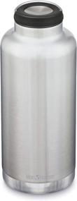 img 1 attached to 🚰 Klean Kanteen TKWide 64oz (w/Loop Cap) - Brushed Stainless: Durable and Functional Water Bottle for Everyday Use