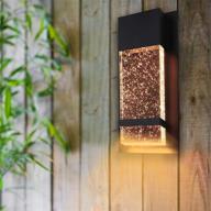 🔲 modern matte black wall sconce by ciata lighting – integrated led for warm white illumination – indoor/outdoor rectangular fixture (18 inch) логотип