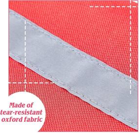 img 1 attached to 🚩 Frienda 2-Piece Safety Travel Flag for Kayak Canoe: Enhance Safety with Red Warning Flag & Webbing – Must-Have Kayak SUP Towing Canoes Truck Safety Accessories Kit