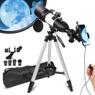 telescope beginners astronomical refracting magnification logo