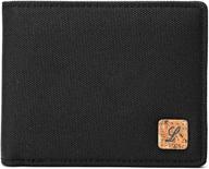 minimalist fabric wallet bifold blocking men's accessories in wallets, card cases & money organizers logo